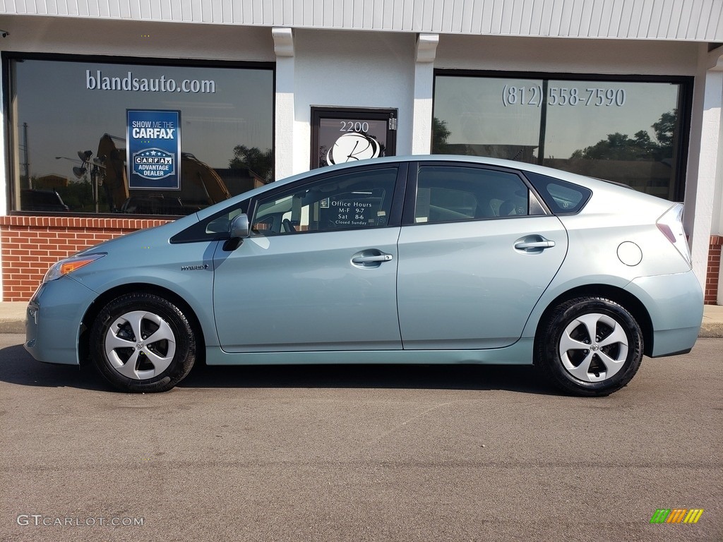 2015 Prius Three Hybrid - Sea Glass Pearl / Misty Gray photo #1