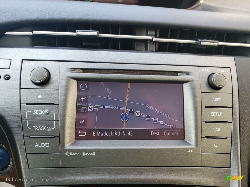 2015 Prius Three Hybrid - Sea Glass Pearl / Misty Gray photo #17