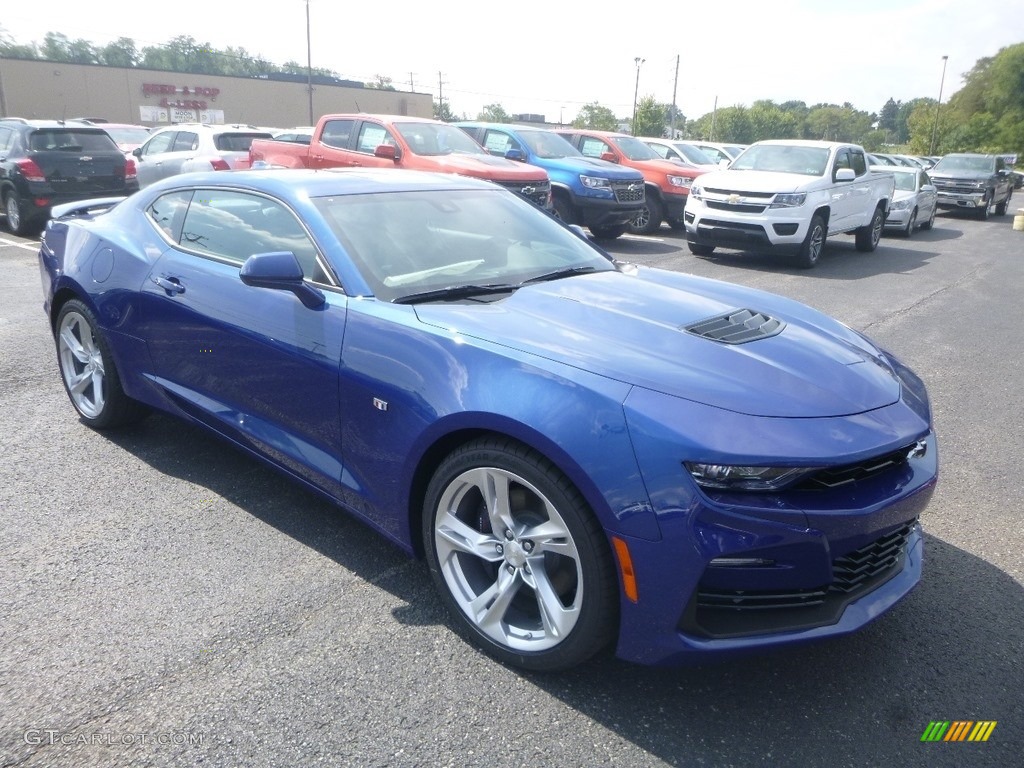 Riverside Blue Metallic 2020 Chevrolet Camaro SS Coupe Exterior Photo #135164527