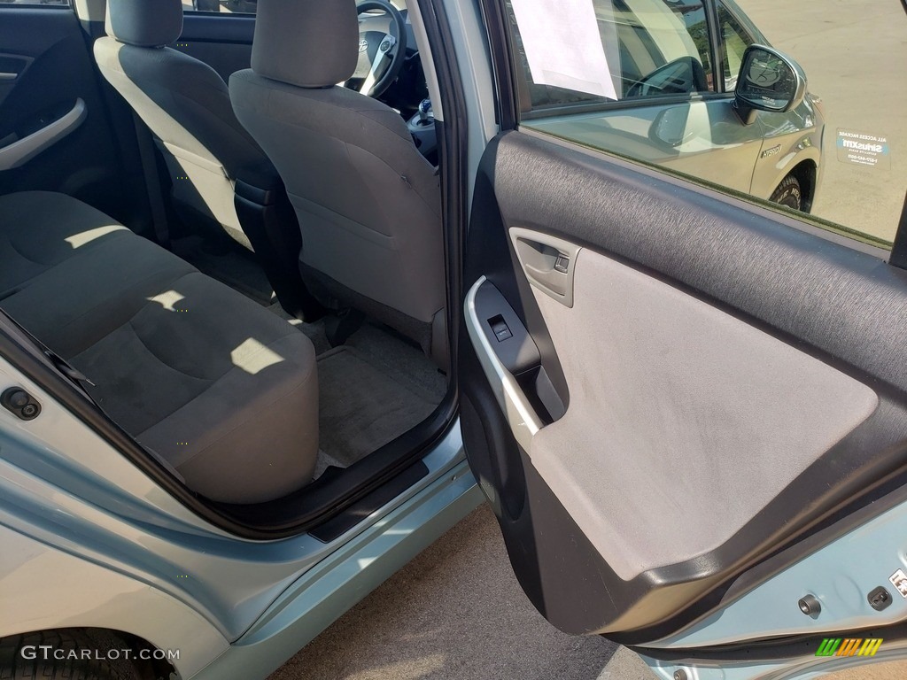 2015 Prius Three Hybrid - Sea Glass Pearl / Misty Gray photo #37