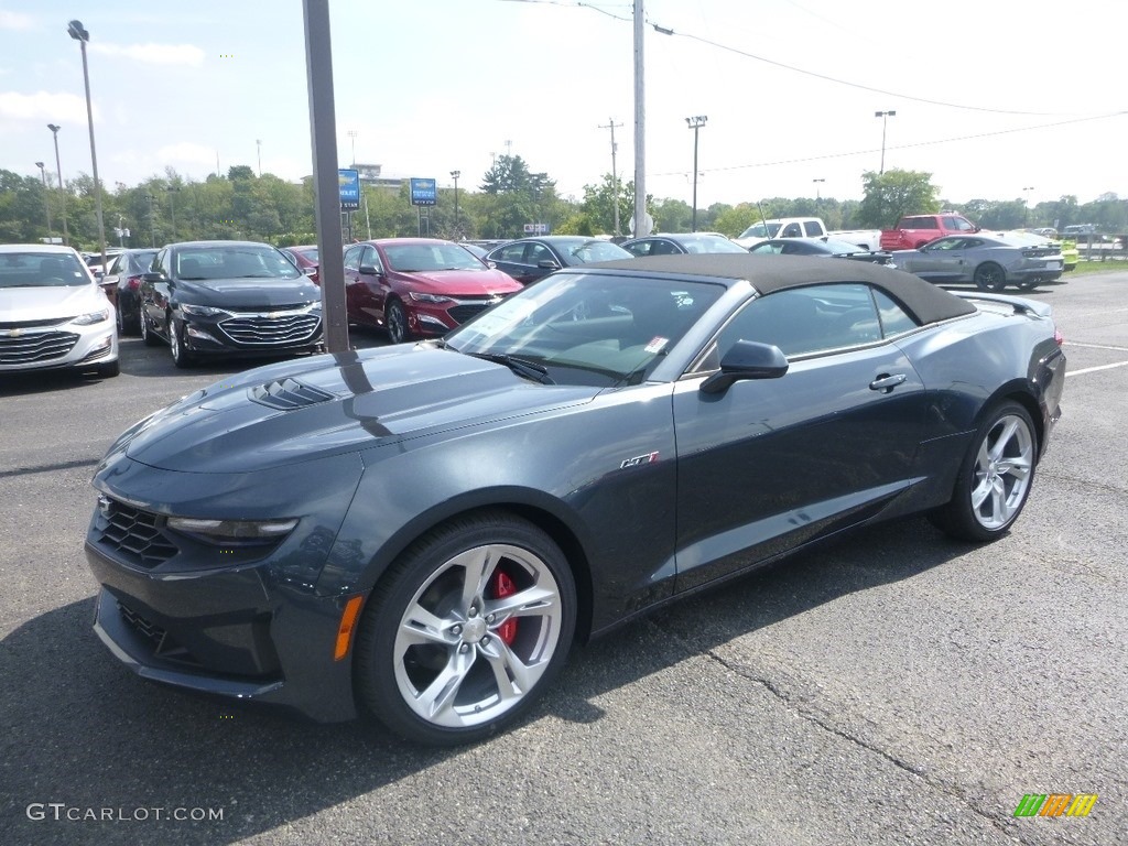 Shadow Gray Metallic 2020 Chevrolet Camaro LT Convertible Exterior Photo #135164782