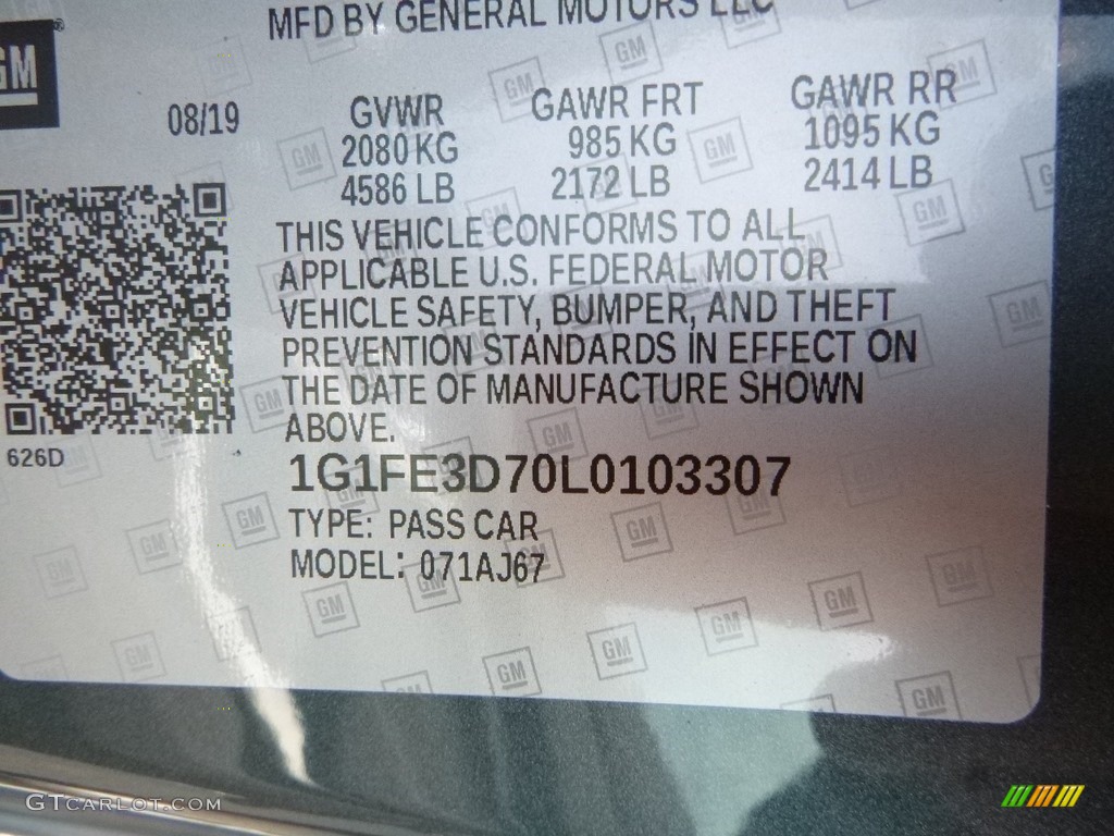 2020 Camaro LT Convertible - Shadow Gray Metallic / Jet Black photo #14