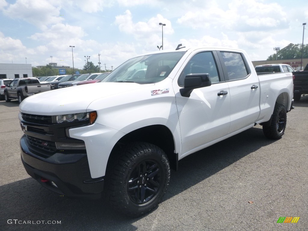 Summit White 2020 Chevrolet Silverado 1500 LT Trail Boss Crew Cab 4x4 Exterior Photo #135165550