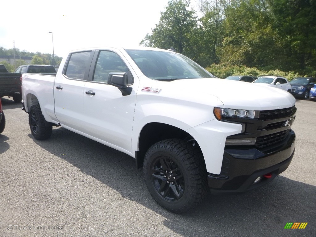 Summit White 2020 Chevrolet Silverado 1500 LT Trail Boss Crew Cab 4x4 Exterior Photo #135165652