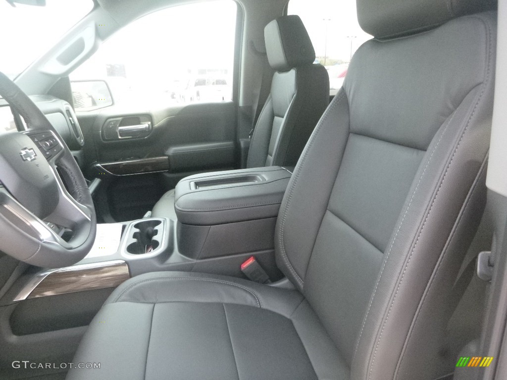 Jet Black Interior 2020 Chevrolet Silverado 1500 LT Trail Boss Crew Cab 4x4 Photo #135165802