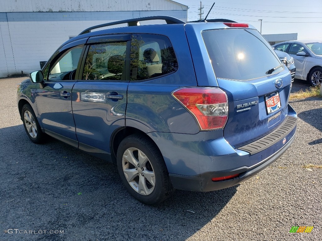 2015 Forester 2.5i Premium - Quartz Blue Pearl / Gray photo #2