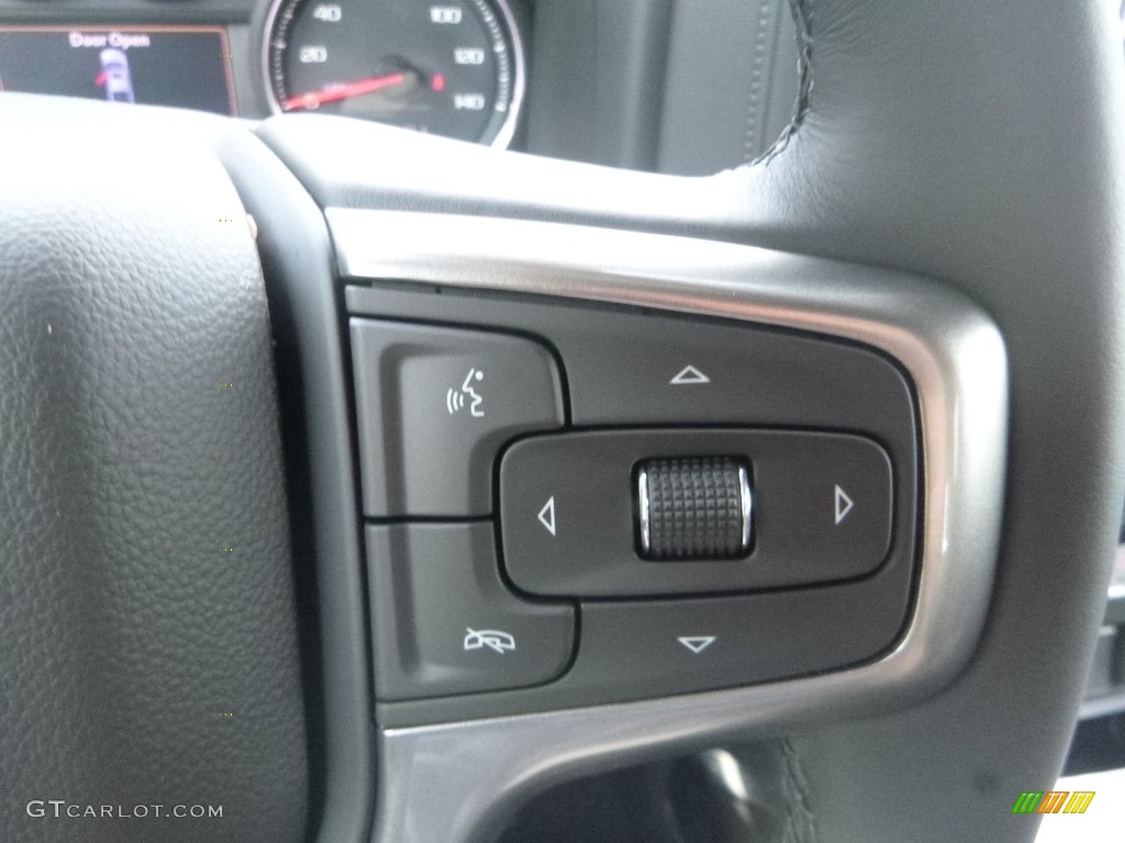 2020 Chevrolet Silverado 1500 LT Trail Boss Crew Cab 4x4 Jet Black Steering Wheel Photo #135165916