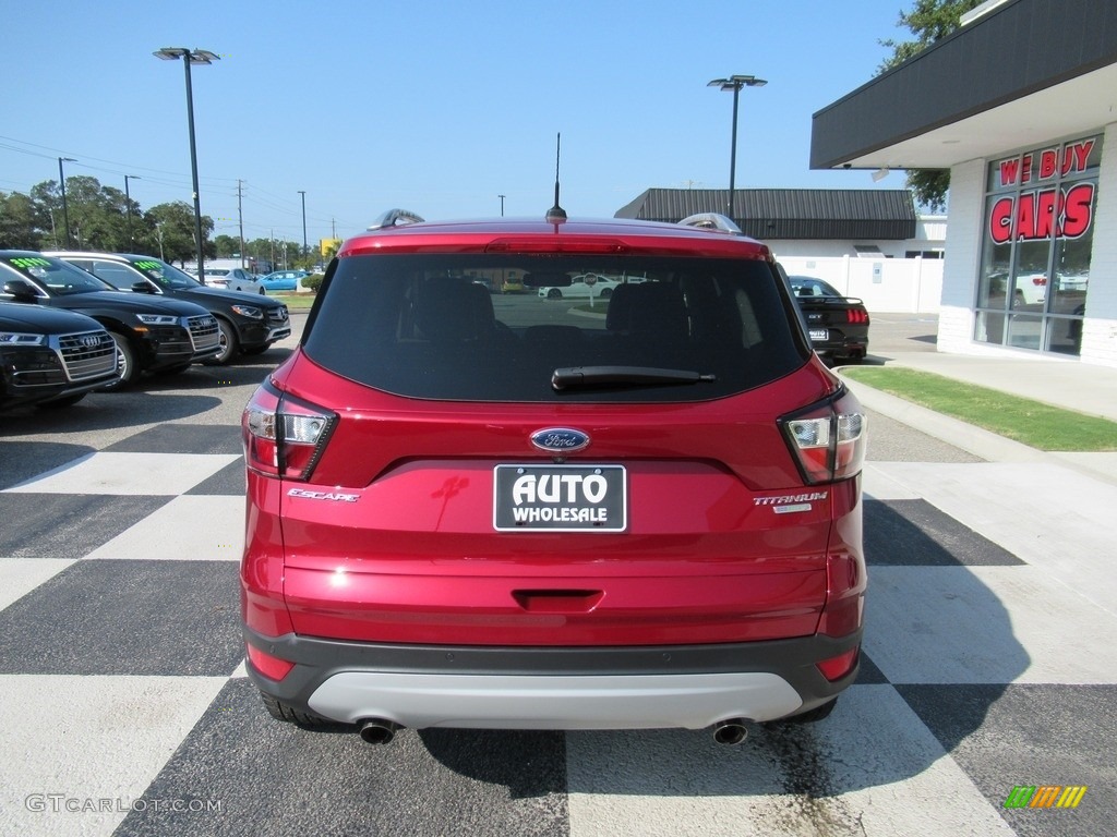 2017 Escape Titanium - Ruby Red / Medium Light Stone photo #4