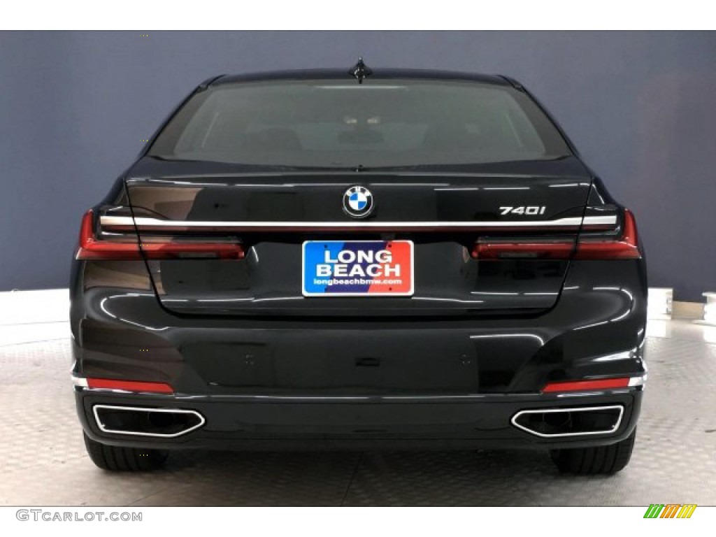 2020 7 Series 740i Sedan - Black Sapphire Metallic / Black photo #3