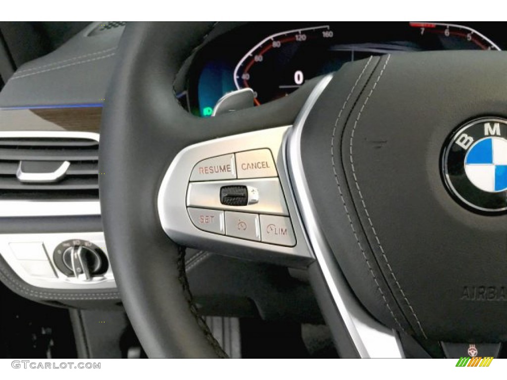 2020 7 Series 740i Sedan - Black Sapphire Metallic / Black photo #14