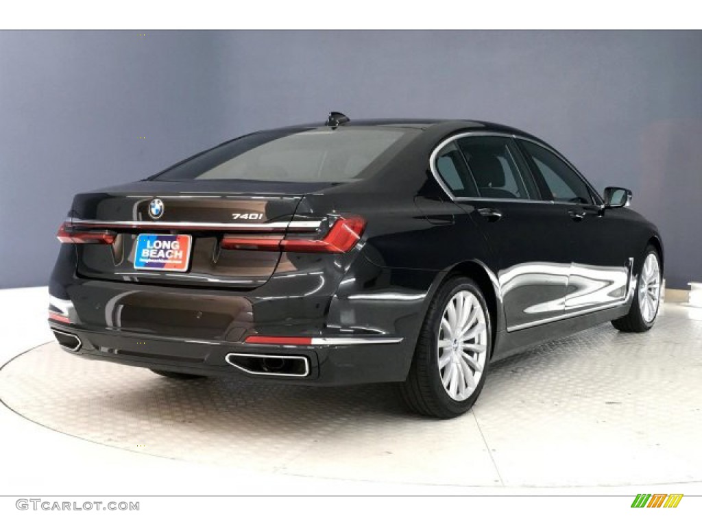 2020 7 Series 740i Sedan - Black Sapphire Metallic / Black photo #30