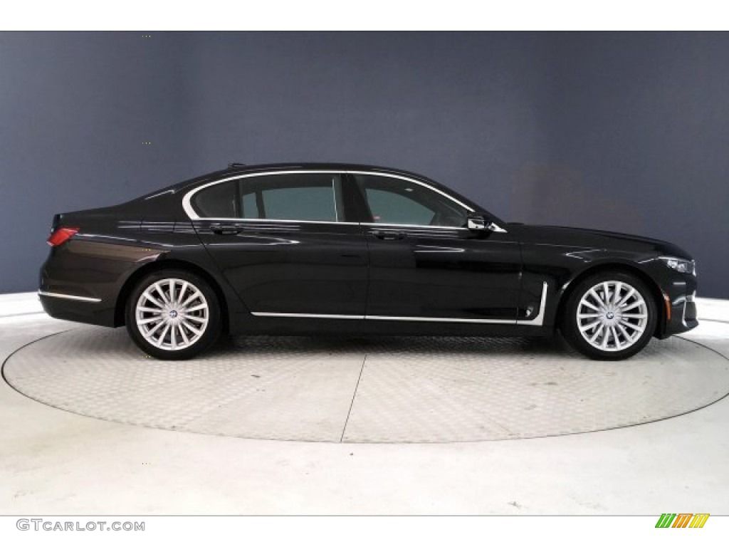 2020 7 Series 740i Sedan - Black Sapphire Metallic / Black photo #31
