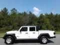 2020 Bright White Jeep Gladiator Sport 4x4  photo #1