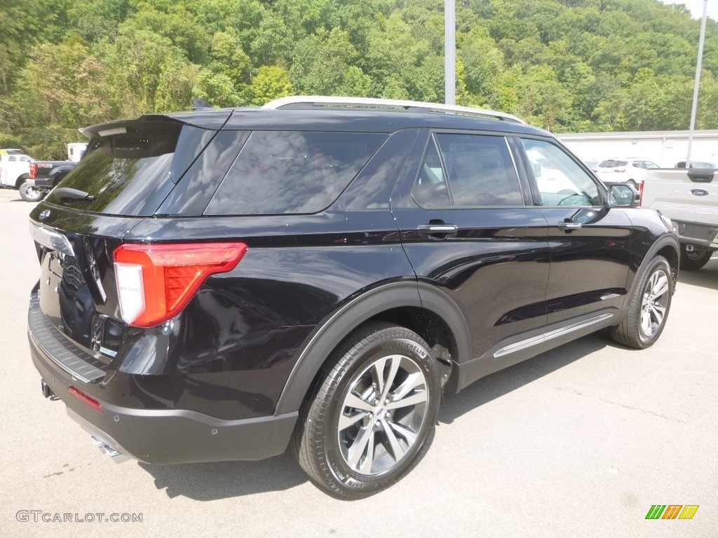 2020 Explorer Platinum 4WD - Agate Black Metallic / Sandstone photo #2