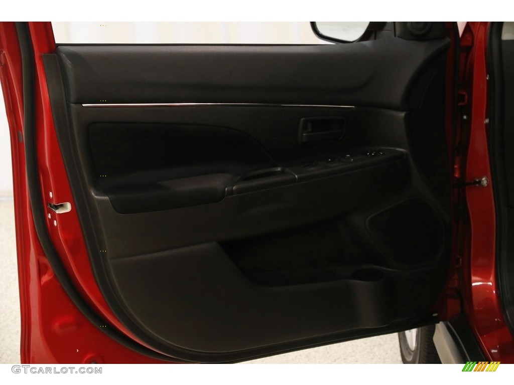 2013 Outlander Sport ES - Rally Red Metallic / Black photo #4