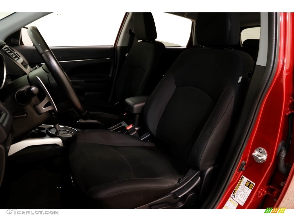 2013 Outlander Sport ES - Rally Red Metallic / Black photo #5