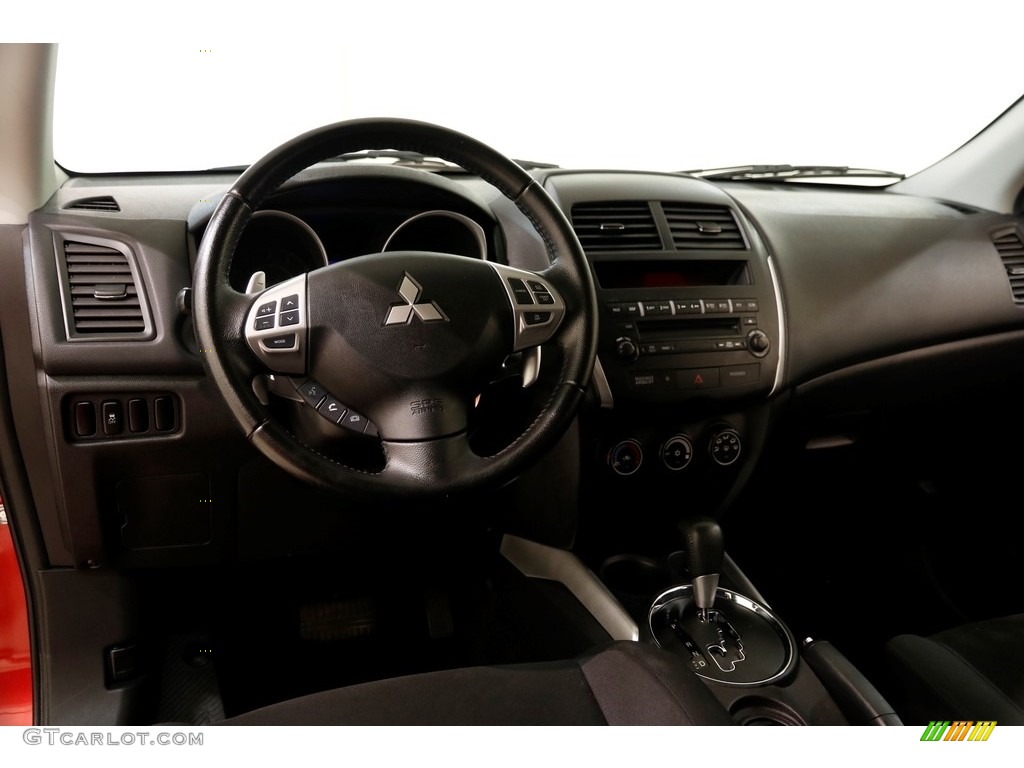 2013 Outlander Sport ES - Rally Red Metallic / Black photo #6