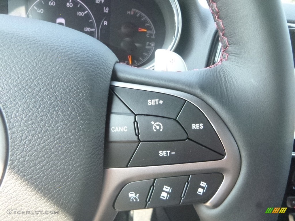 2019 Jeep Grand Cherokee Trailhawk 4x4 Black Steering Wheel Photo #135171454
