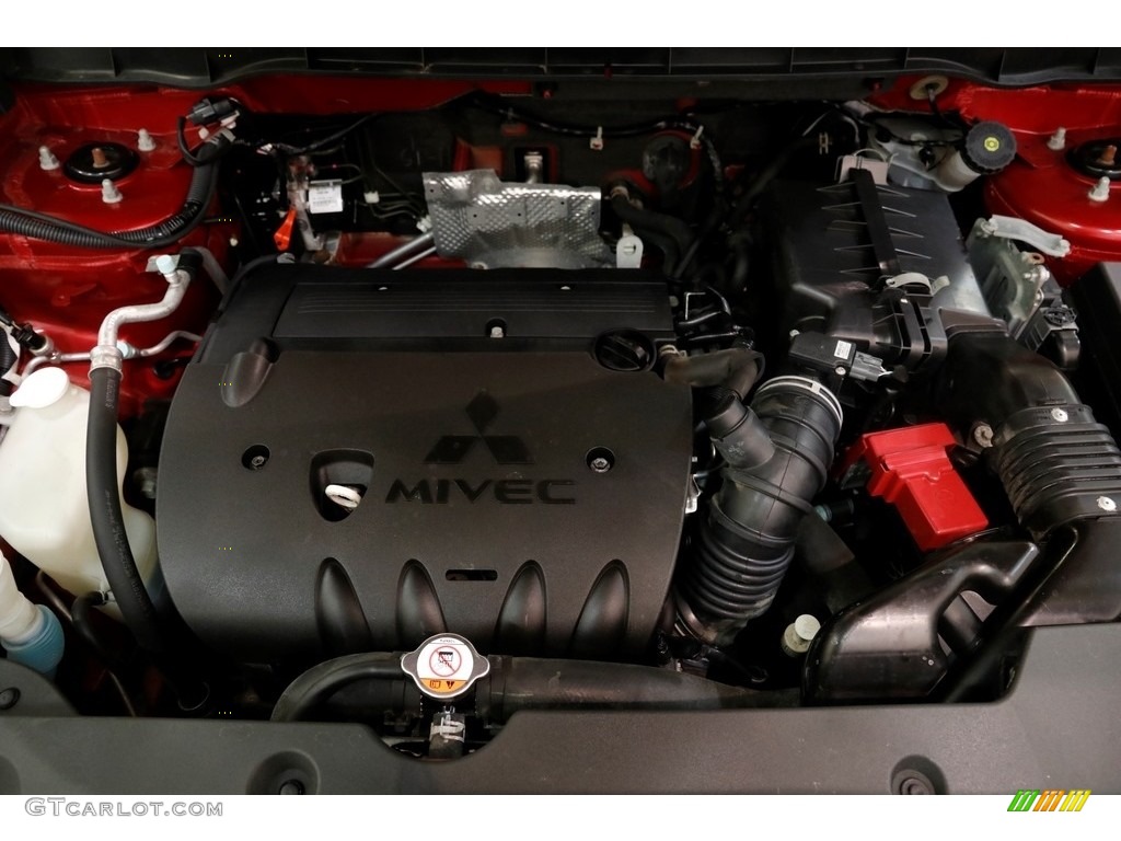 2013 Outlander Sport ES - Rally Red Metallic / Black photo #15