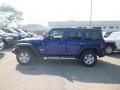2020 Ocean Blue Metallic Jeep Wrangler Unlimited Sport 4x4  photo #2