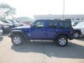 2020 Ocean Blue Metallic Jeep Wrangler Unlimited Sport 4x4  photo #2