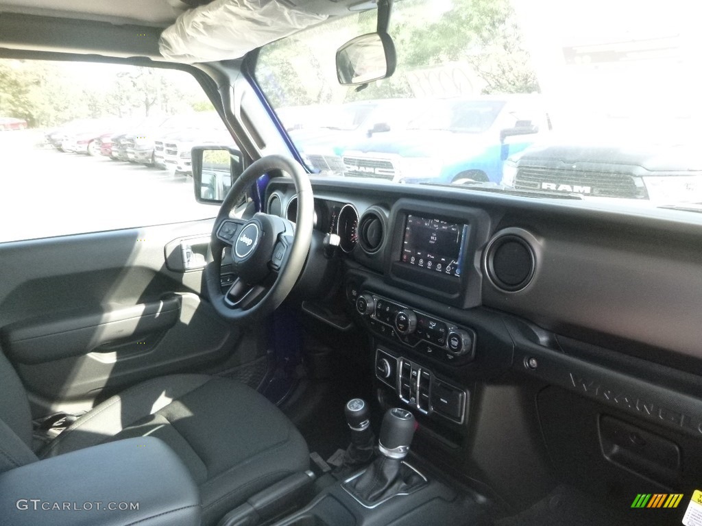 2020 Wrangler Unlimited Sport 4x4 - Ocean Blue Metallic / Black photo #10