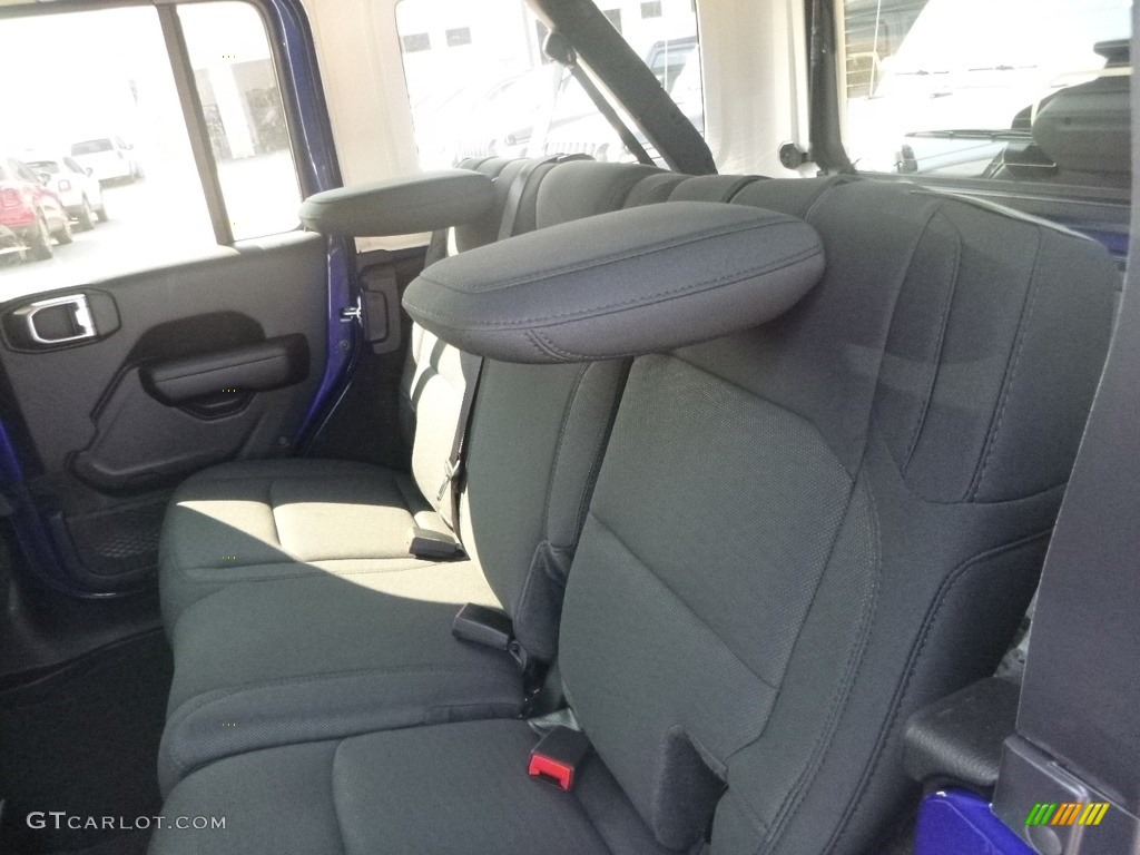 2020 Wrangler Unlimited Sport 4x4 - Ocean Blue Metallic / Black photo #11