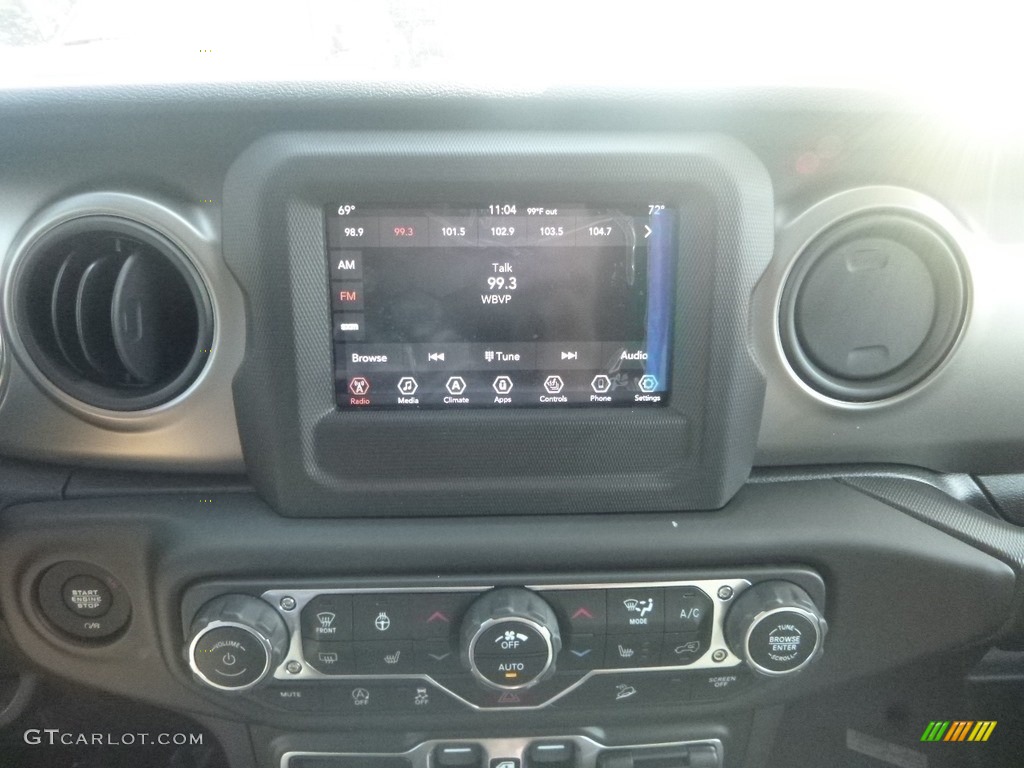 2020 Wrangler Unlimited Sport 4x4 - Ocean Blue Metallic / Black photo #15