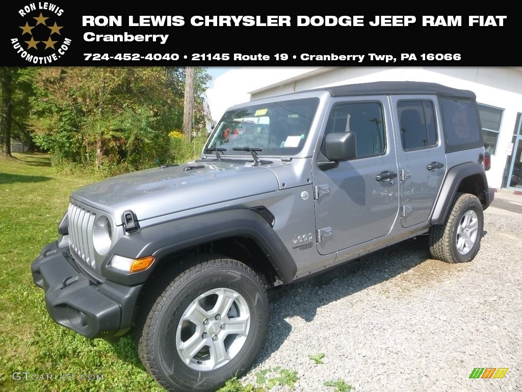 2020 Wrangler Unlimited Sport 4x4 - Billet Silver Metallic / Black photo #1