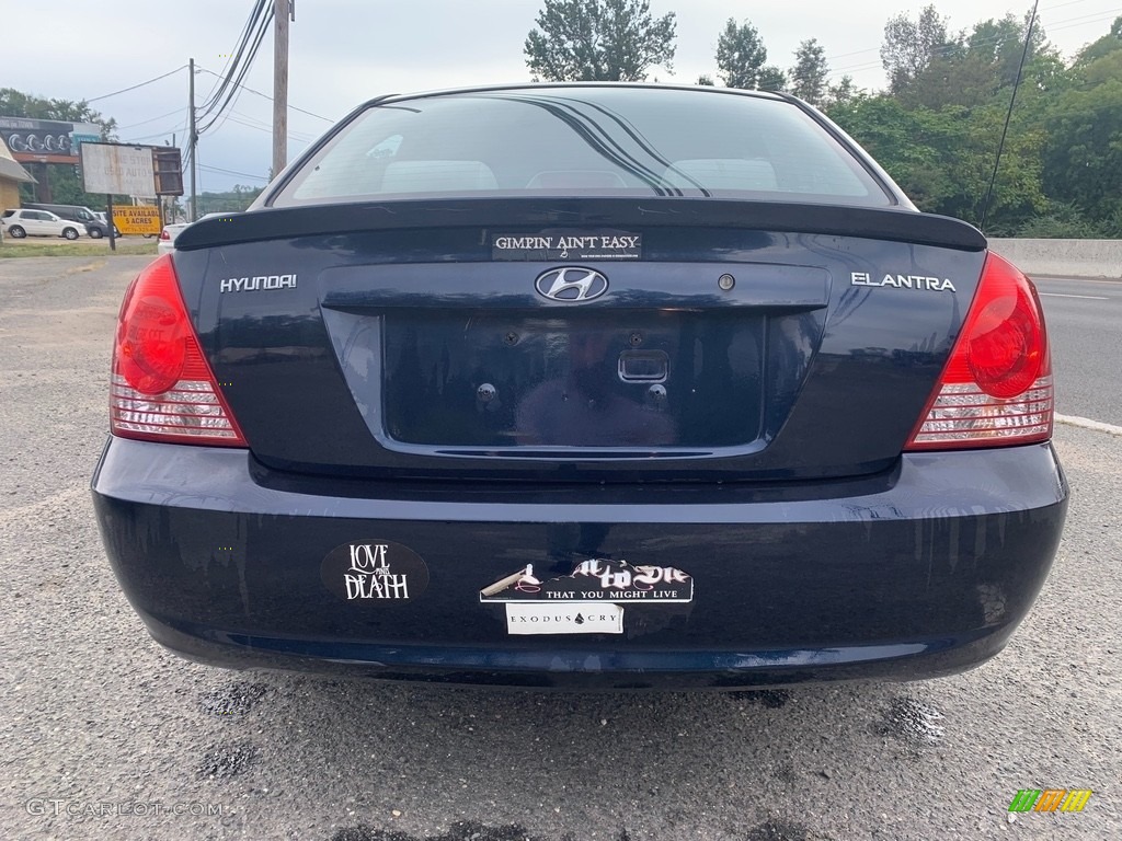 2006 Elantra GLS Sedan - Tidal Wave Blue / Gray photo #4