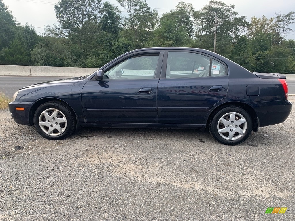 2006 Elantra GLS Sedan - Tidal Wave Blue / Gray photo #6