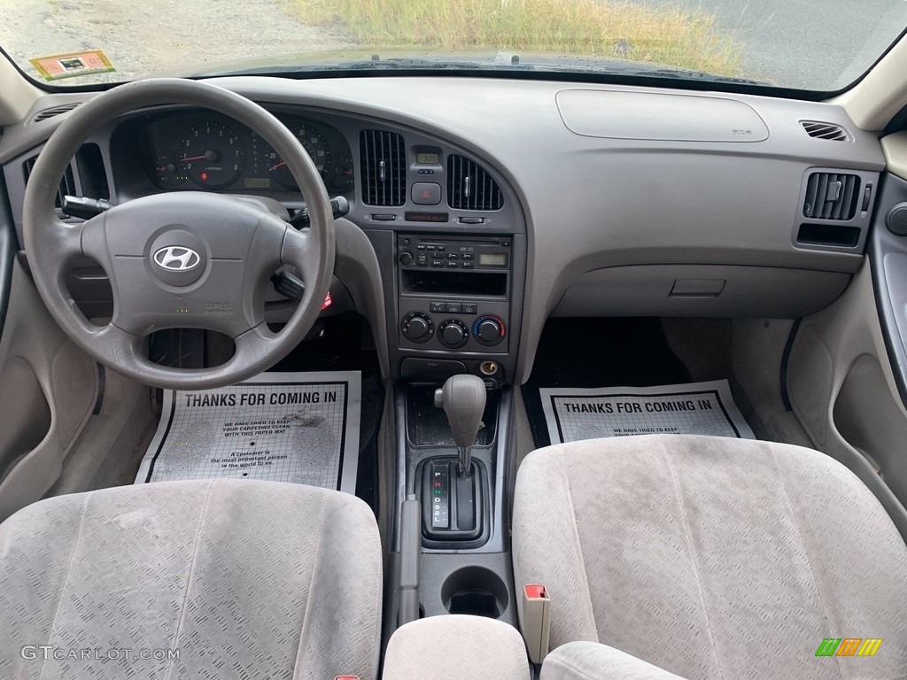 2006 Elantra GLS Sedan - Tidal Wave Blue / Gray photo #14