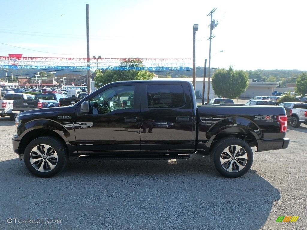 2019 F150 STX SuperCrew 4x4 - Magma Red / Black photo #5