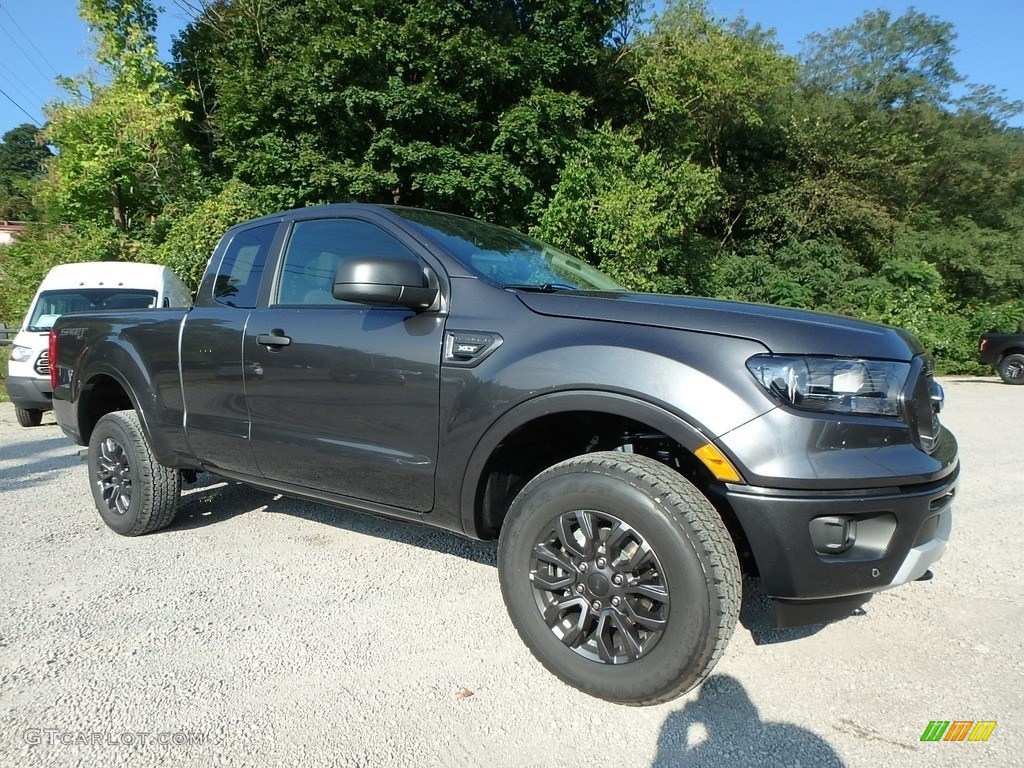 Magnetic Metallic 2019 Ford Ranger XLT SuperCab 4x4 Exterior Photo #135176131