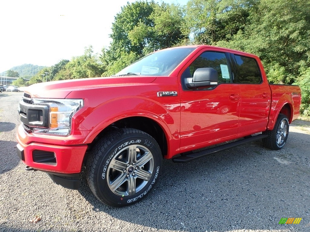 Race Red 2019 Ford F150 XLT SuperCrew 4x4 Exterior Photo #135176452