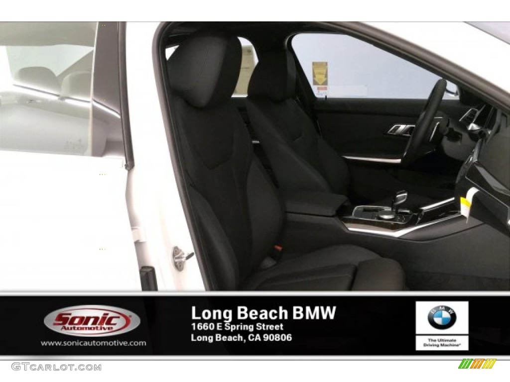 2019 3 Series 330i Sedan - Mineral White Metallic / Black photo #7