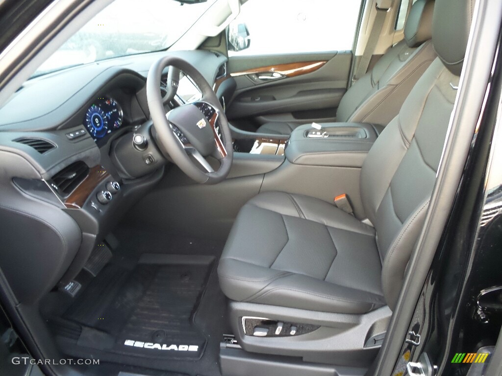 Jet Black Interior 2020 Cadillac Escalade Luxury 4WD Photo #135178243
