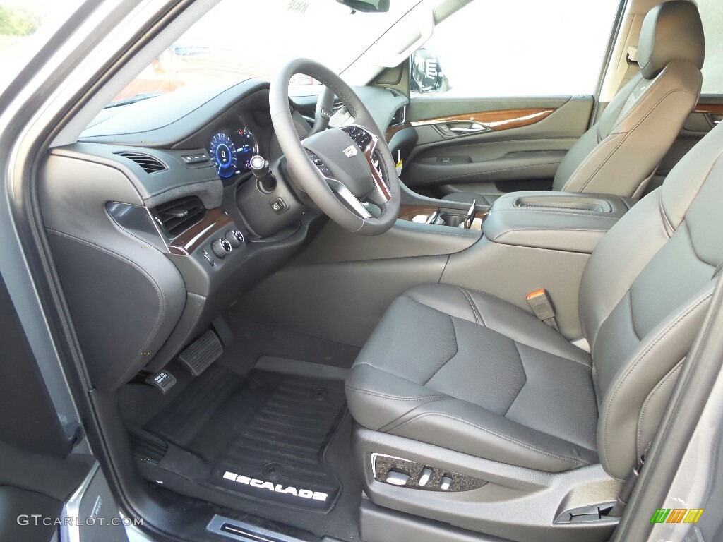 Jet Black Interior 2020 Cadillac Escalade Luxury 4WD Photo #135178417