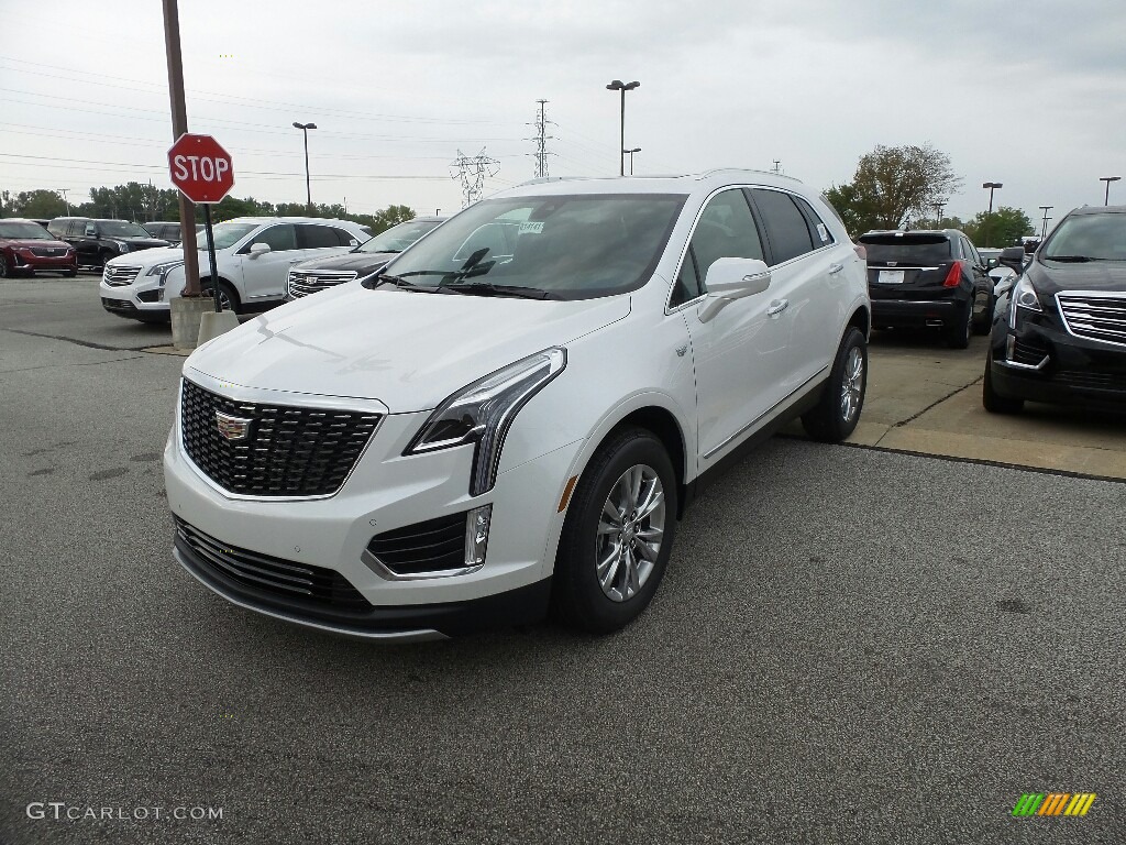 Crystal White Tricoat 2020 Cadillac XT5 Premium Luxury AWD Exterior Photo #135178453