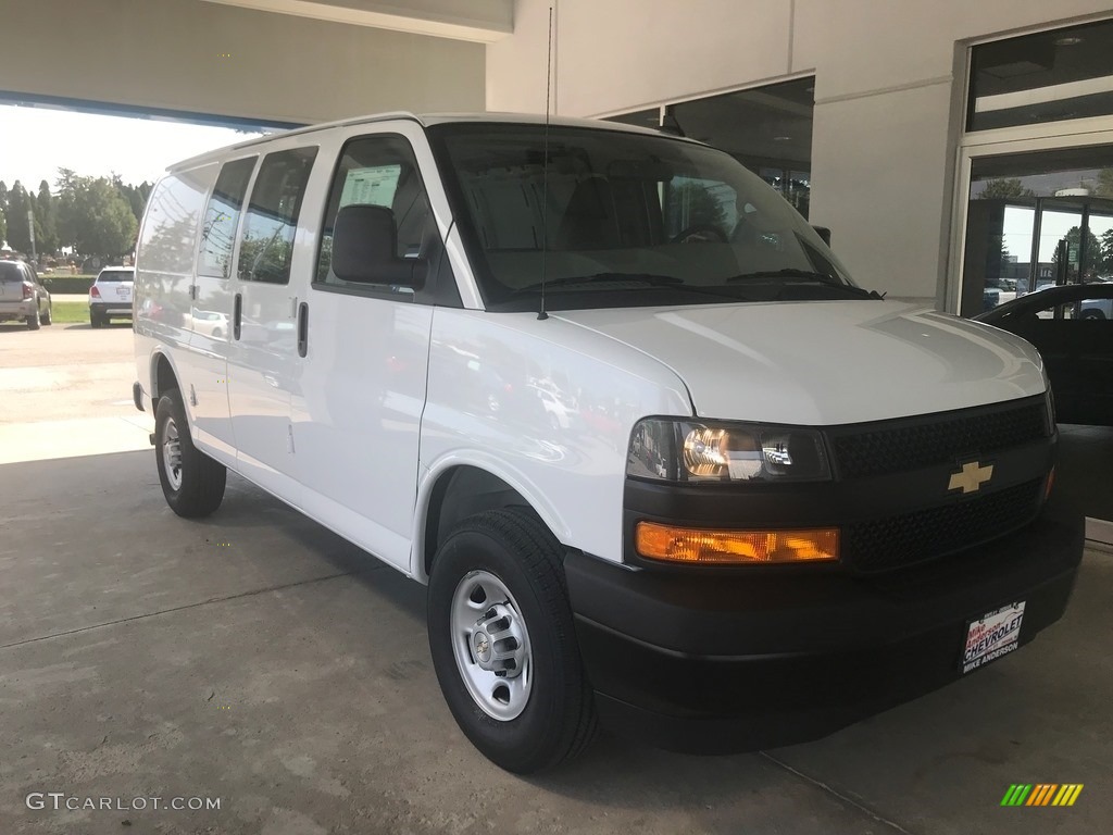Summit White 2020 Chevrolet Express 2500 Cargo WT Exterior Photo #135178576