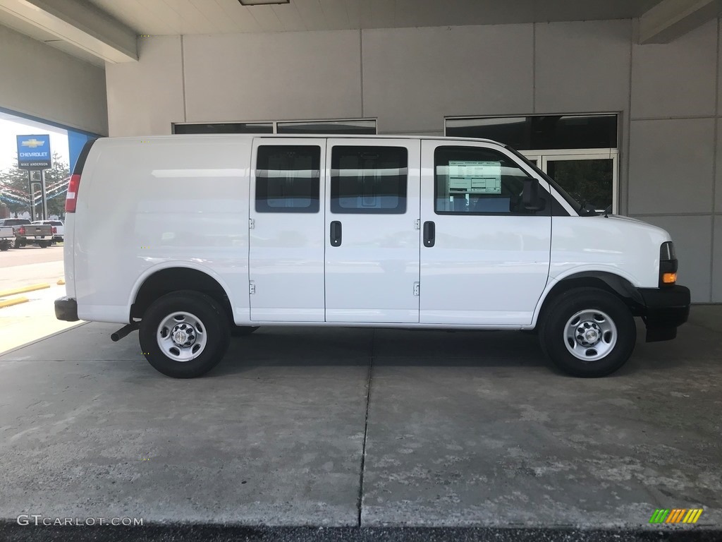 Summit White 2020 Chevrolet Express 2500 Cargo WT Exterior Photo #135178636