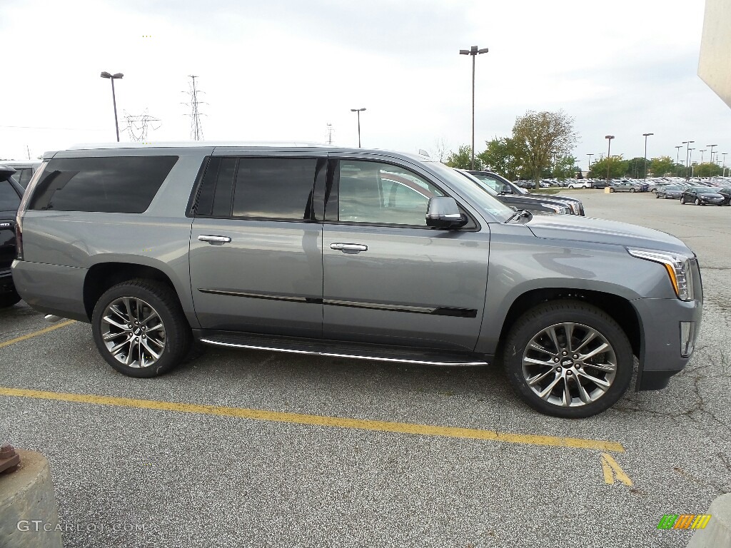 Satin Steel Metallic 2020 Cadillac Escalade ESV Luxury 4WD Exterior Photo #135178828