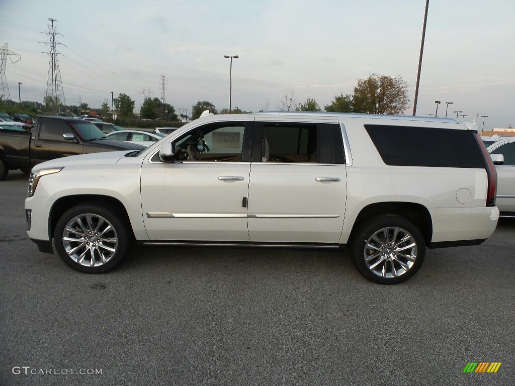 Crystal White Tricoat 2019 Cadillac Escalade ESV 4WD Exterior Photo #135179770