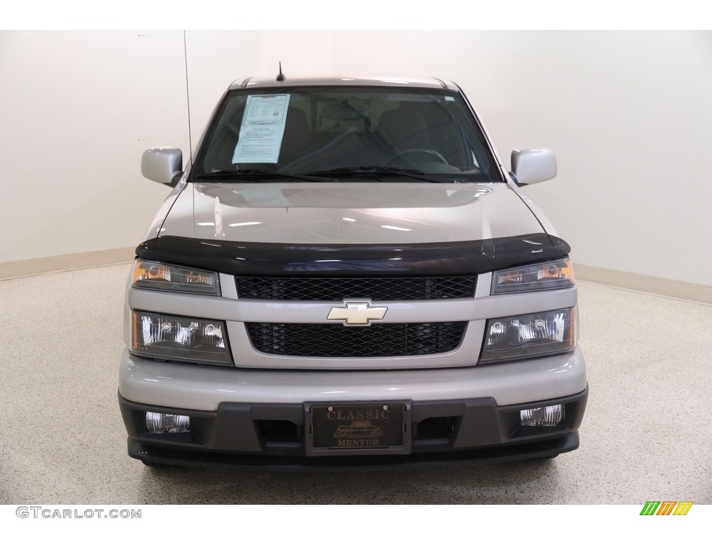 2009 Colorado LT Extended Cab - Silver Birch Metallic / Ebony photo #2