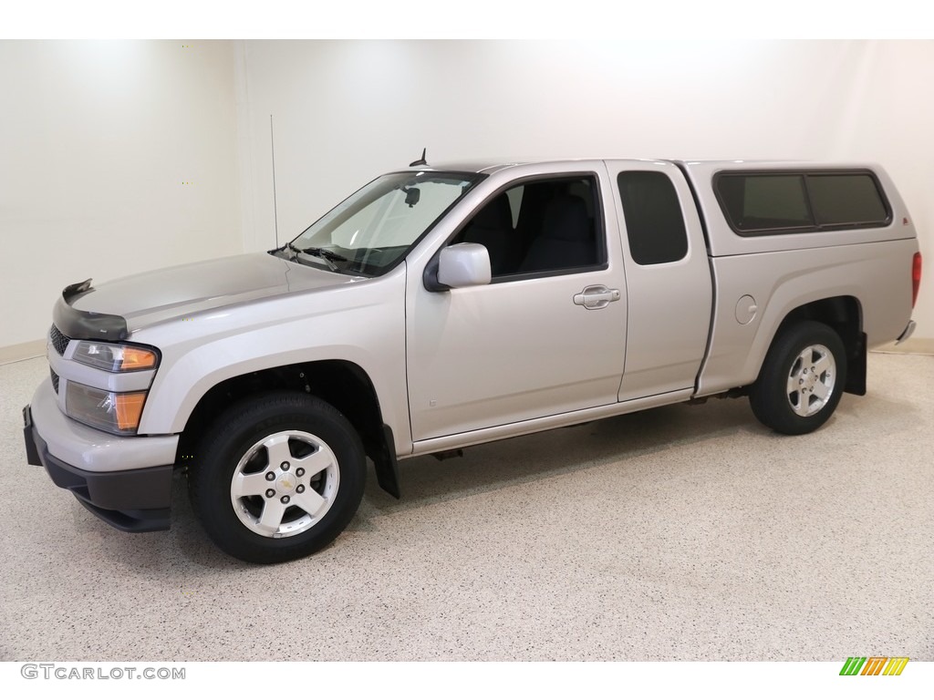 2009 Colorado LT Extended Cab - Silver Birch Metallic / Ebony photo #3