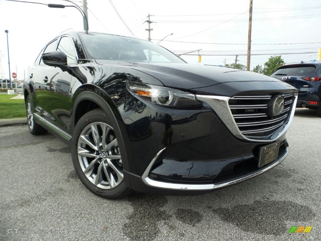 2019 CX-9 Signature AWD - Jet Black Mica / Auburn photo #1