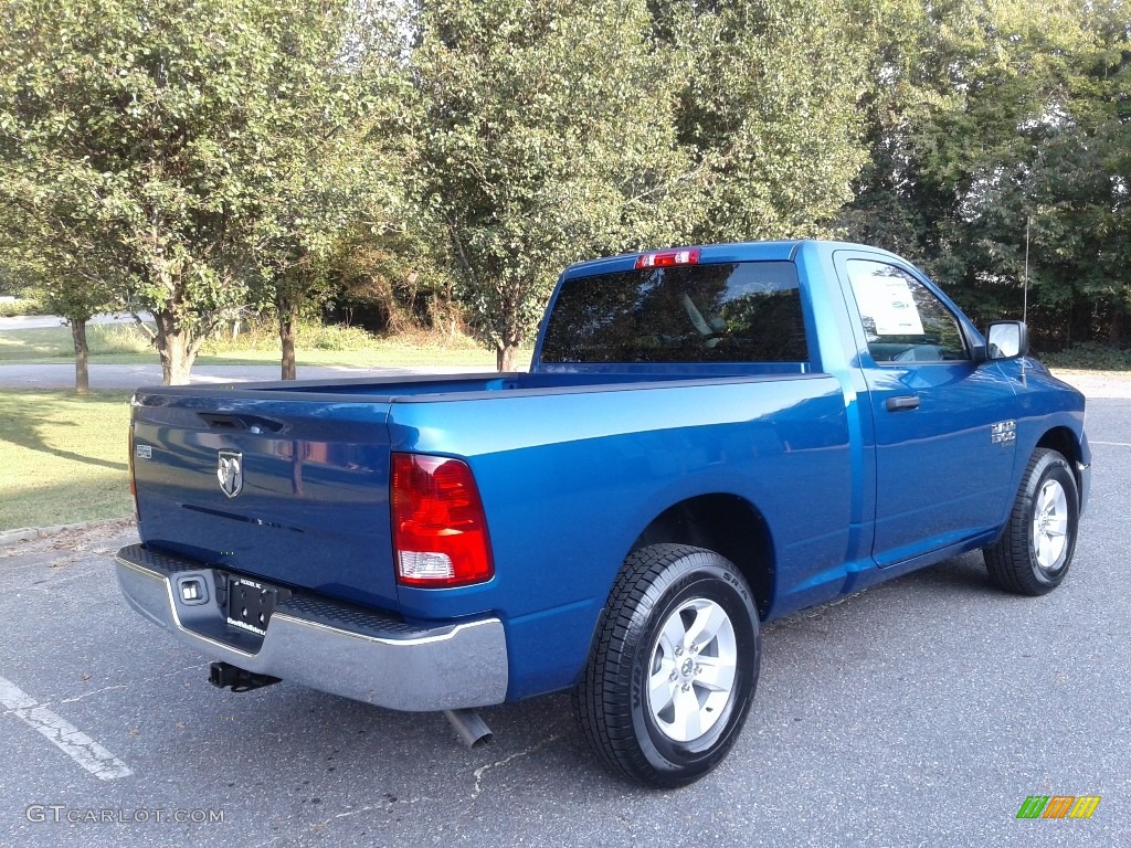 2019 1500 Tradesman Regular Cab - Blue Streak Pearl / Black/Diesel Gray photo #6