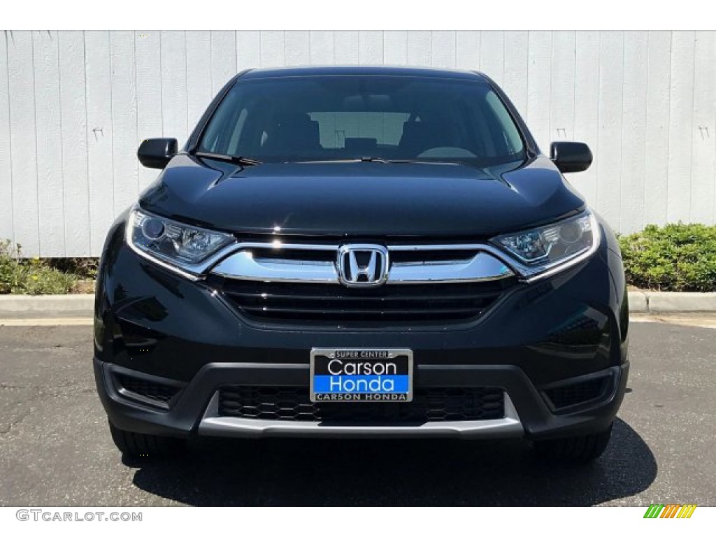 2018 CR-V LX - Crystal Black Pearl / Black photo #2