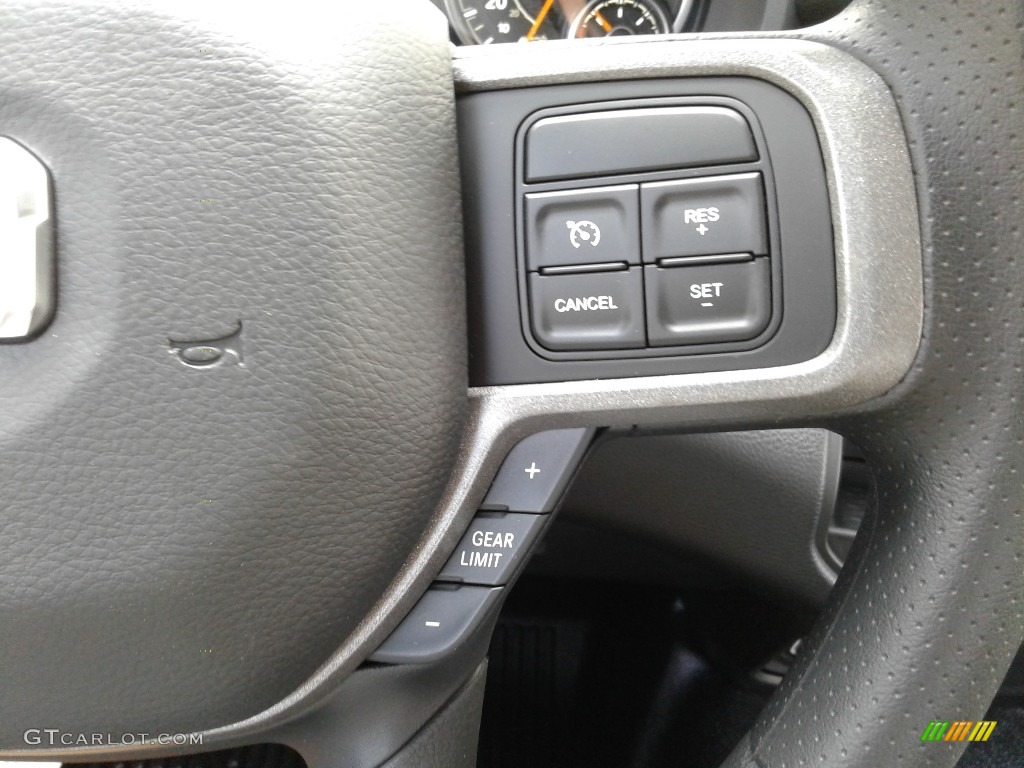2019 Ram 5500 Tradesman Regular Cab Chassis Black/Diesel Gray Steering Wheel Photo #135188350