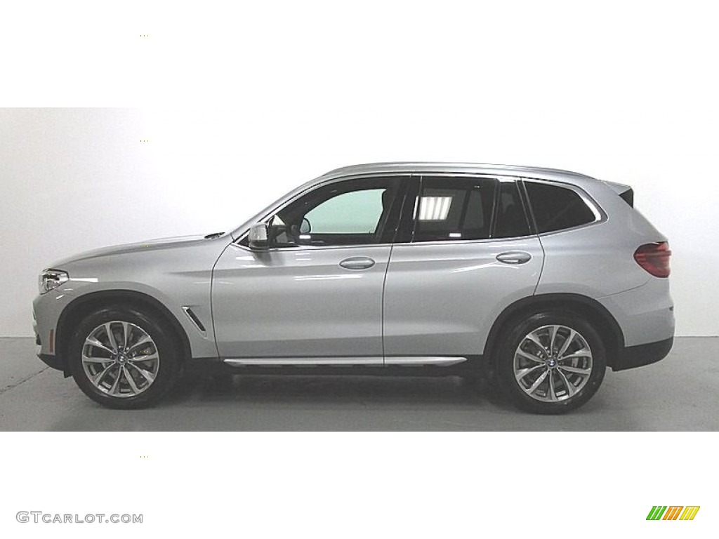 2019 X3 xDrive30i - Glacier Silver Metallic / Black photo #2